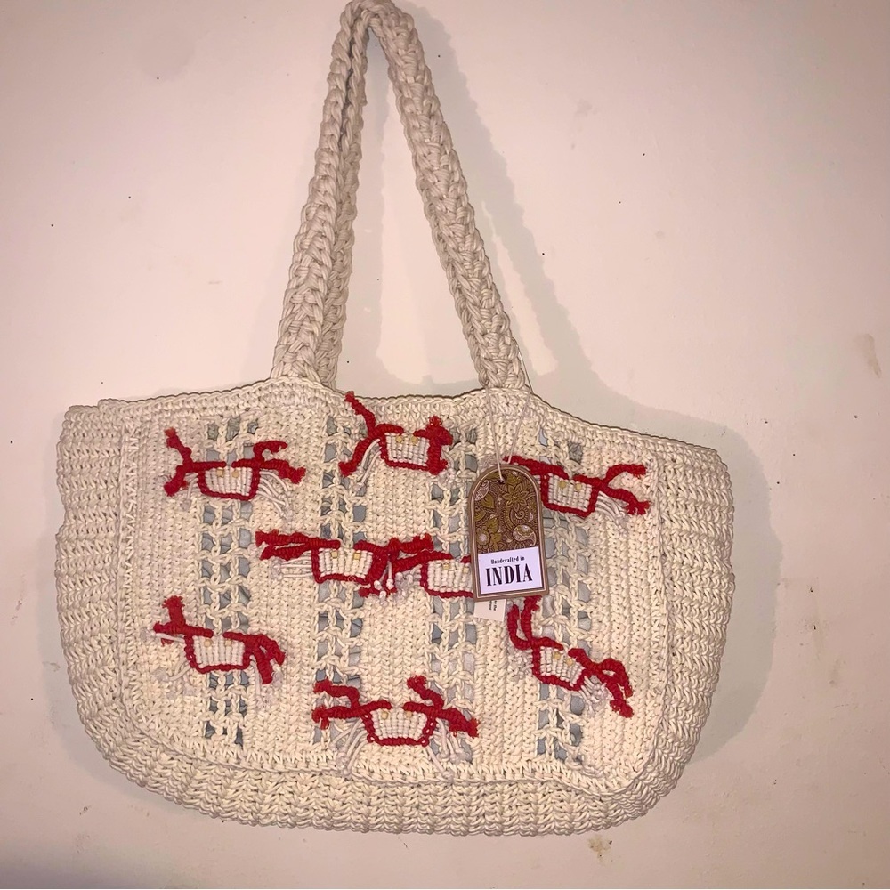 WOVEN HOBO HANDMADE BAG